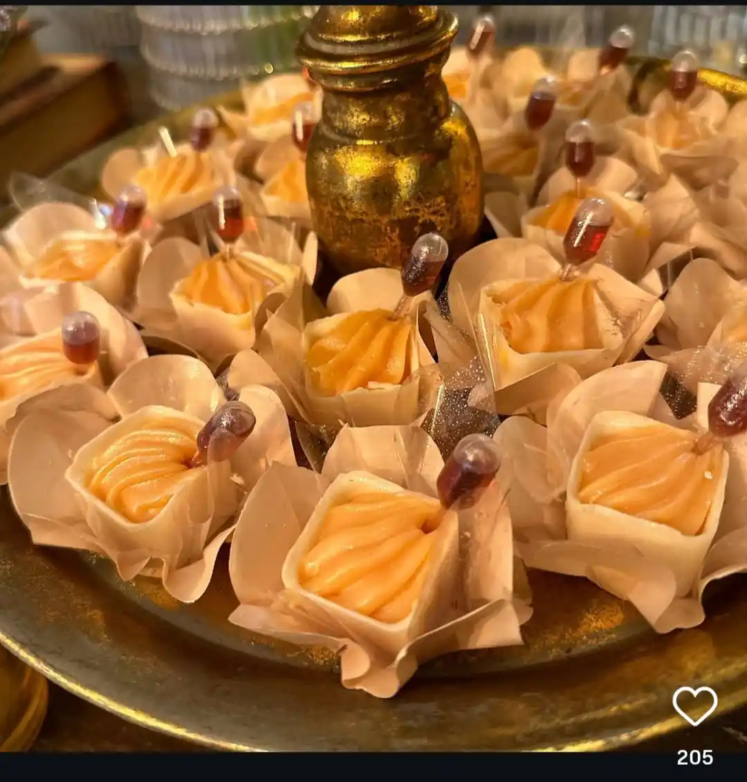Doces etílicos — ganache de mamão papaya e licor de cassis